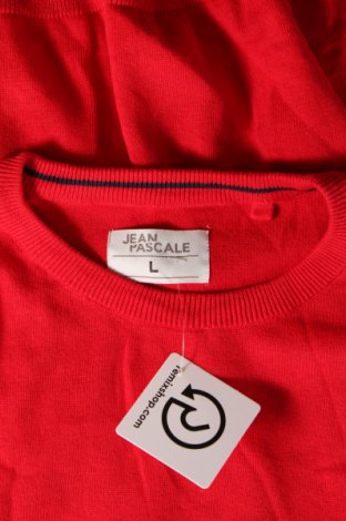 Herrenpullover Jean Pascale, Größe L, Farbe Rot, Preis 11,91 €