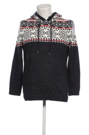 Ανδρικό πουλόβερ John Baner, Μέγεθος S, Χρώμα Μπλέ, Τιμή 9,15 €