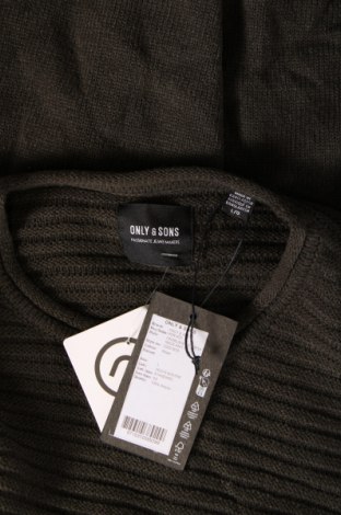 Pánsky sveter  Only & Sons, Veľkosť L, Farba Zelená, Cena  13,51 €