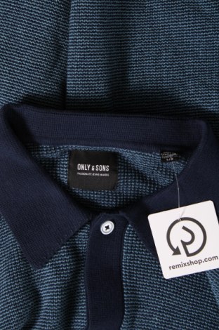 Pánský svetr  Only & Sons, Velikost L, Barva Modrá, Cena  285,00 Kč