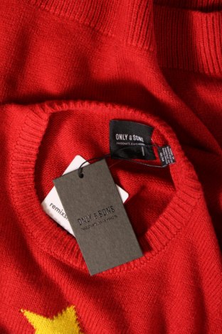 Herrenpullover Only & Sons, Größe M, Farbe Rot, Preis € 13,51