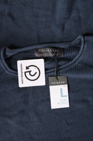 Ανδρικό πουλόβερ Primark, Μέγεθος L, Χρώμα Μπλέ, Τιμή 17,64 €