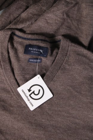 Ανδρικό πουλόβερ Profuomo, Μέγεθος S, Χρώμα Καφέ, Τιμή 38,60 €