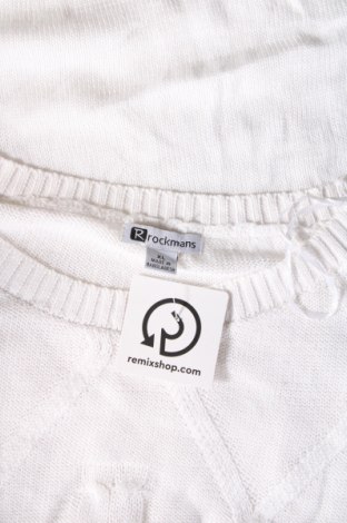 Мъжки пуловер Rockmans, Размер XL, Цвят Бял, Цена 20,06 лв.