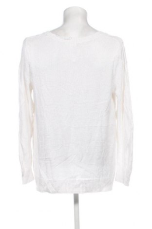 Herrenpullover Rockmans, Größe XL, Farbe Weiß, Preis 8,49 €