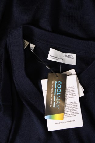 Ανδρικό πουλόβερ Selected Homme, Μέγεθος XXL, Χρώμα Μπλέ, Τιμή 25,80 €