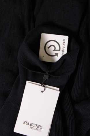 Ανδρικό πουλόβερ Selected Homme, Μέγεθος M, Χρώμα Μπλέ, Τιμή 25,80 €