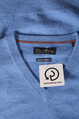 Ανδρικό πουλόβερ Tom Rusborg, Μέγεθος M, Χρώμα Μπλέ, Τιμή 36,43 €