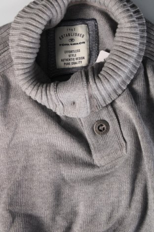 Мъжки пуловер Tom Tailor, Размер M, Цвят Сив, Цена 19,38 лв.