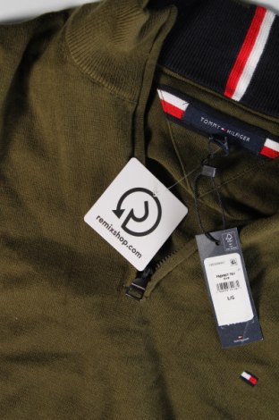 Pánsky sveter  Tommy Hilfiger, Veľkosť L, Farba Zelená, Cena  109,35 €