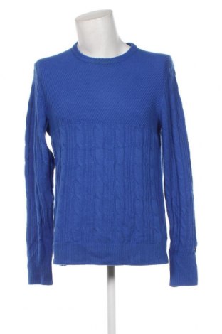 Мъжки пуловер Tommy Hilfiger, Размер M, Цвят Син, Цена 84,55 лв.