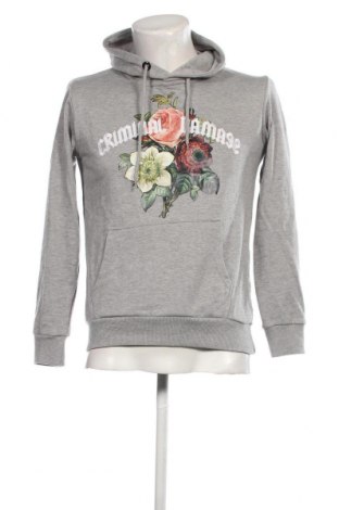 Herren Sweatshirt Criminal Damage, Größe S, Farbe Grau, Preis € 14,27