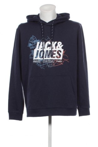 Ανδρικό φούτερ Jack & Jones, Μέγεθος XXL, Χρώμα Μπλέ, Τιμή 23,25 €