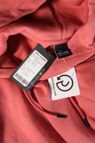 Herren Sweatshirt Only & Sons, Größe L, Farbe Rot, Preis € 13,75
