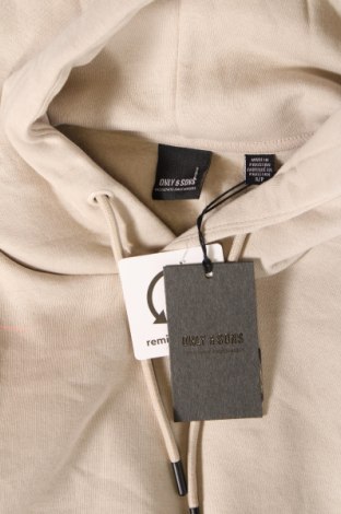 Herren Sweatshirt Only & Sons, Größe S, Farbe Beige, Preis € 13,04