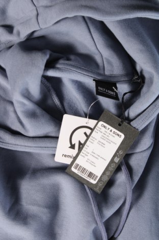 Herren Sweatshirt Only & Sons, Größe L, Farbe Blau, Preis € 12,80