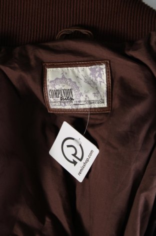 Ανδρικό δερμάτινο μπουφάν, Μέγεθος XL, Χρώμα Καφέ, Τιμή 59,57 €