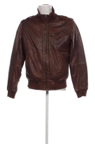 Pánska kožená bunda , Veľkosť XL, Farba Hnedá, Cena  54,60 €