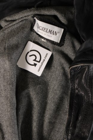 Pánska kožená bunda , Veľkosť M, Farba Čierna, Cena  54,60 €