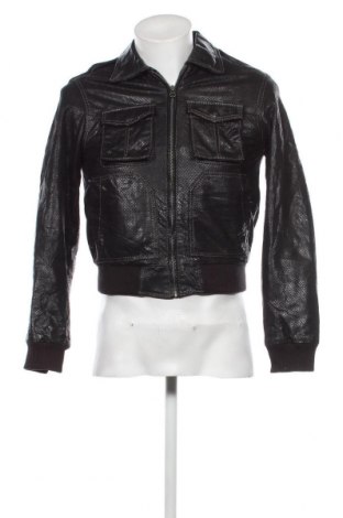 Pánska kožená bunda , Veľkosť S, Farba Čierna, Cena  54,60 €