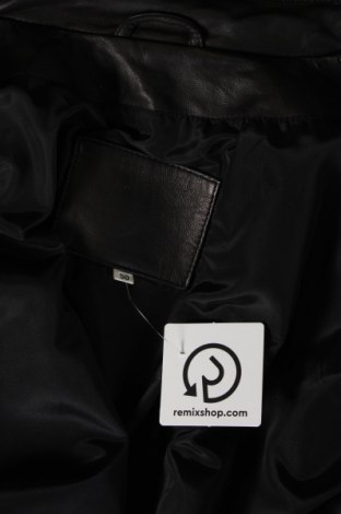 Ανδρικό δερμάτινο μπουφάν, Μέγεθος L, Χρώμα Μαύρο, Τιμή 62,88 €