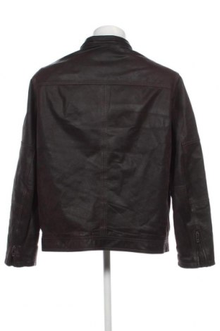 Ανδρικό δερμάτινο μπουφάν Angelo Litrico, Μέγεθος L, Χρώμα Μαύρο, Τιμή 59,57 €