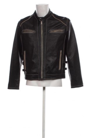 Pánská kožená bunda  Angelo Litrico, Velikost M, Barva Černá, Cena  1 621,00 Kč