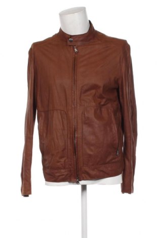 Pánska kožená bunda  BOSS, Veľkosť XL, Farba Hnedá, Cena  341,34 €