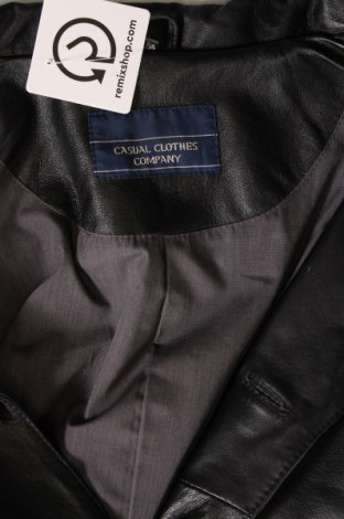 Męska skórzana kurtka Casual Clothes Company, Rozmiar XL, Kolor Czarny, Cena 650,58 zł