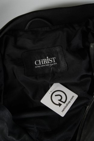 Herren Lederjacke Christ, Größe L, Farbe Grün, Preis € 214,99