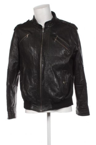 Herren Lederjacke Finshley&Harding, Größe XL, Farbe Schwarz, Preis 94,53 €