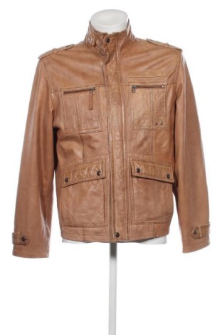 Pánska kožená bunda  Giorgio, Veľkosť M, Farba Béžová, Cena  57,64 €