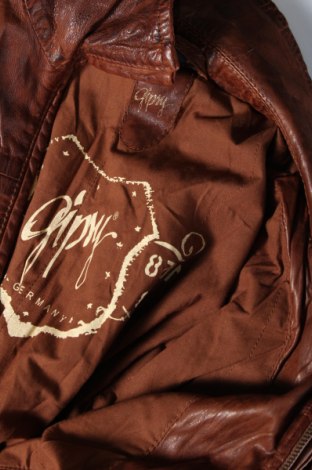 Pánska kožená bunda  Gipsy, Veľkosť S, Farba Hnedá, Cena  64,07 €