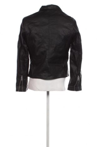 Ανδρικό δερμάτινο μπουφάν H&M, Μέγεθος M, Χρώμα Μαύρο, Τιμή 28,79 €