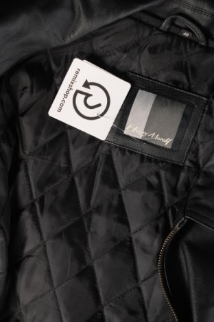 Pánska kožená bunda  Henry Morell, Veľkosť M, Farba Čierna, Cena  54,60 €