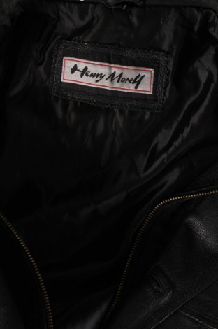 Herren Lederjacke Henry Morell, Größe S, Farbe Schwarz, Preis 67,01 €