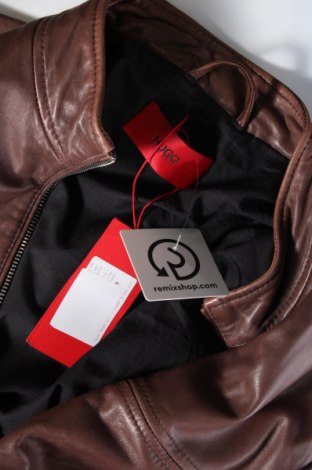 Pánska kožená bunda  Hugo Boss, Veľkosť S, Farba Hnedá, Cena  342,32 €