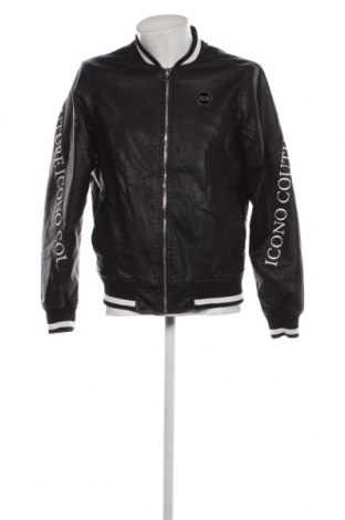 Pánská kožená bunda  ICONO, Velikost M, Barva Černá, Cena  781,00 Kč
