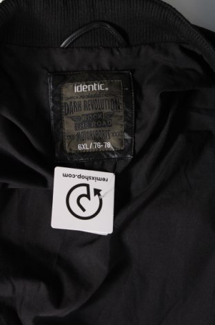 Ανδρικό δερμάτινο μπουφάν Identic, Μέγεθος 5XL, Χρώμα Μαύρο, Τιμή 30,31 €