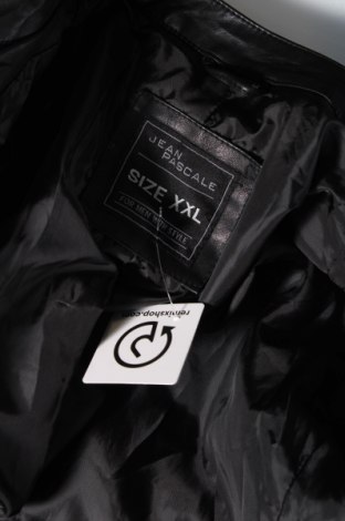 Ανδρικό δερμάτινο μπουφάν Jean Pascale, Μέγεθος XXL, Χρώμα Μαύρο, Τιμή 27,28 €