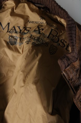 Pánska kožená bunda  Mays Rose, Veľkosť M, Farba Hnedá, Cena  73,48 €