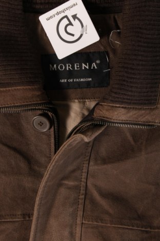 Мъжко кожено яке Morena, Размер XL, Цвят Кафяв, Цена 101,65 лв.