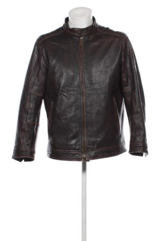 Ανδρικό δερμάτινο μπουφάν Strellson, Μέγεθος XL, Χρώμα Μαύρο, Τιμή 125,81 €