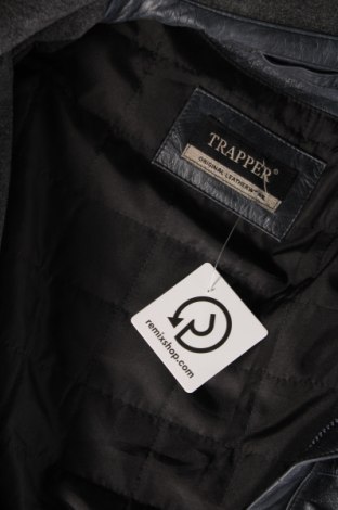 Pánska kožená bunda  Trapper, Veľkosť L, Farba Modrá, Cena  72,97 €