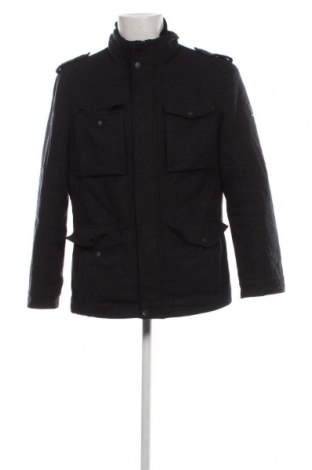 Мъжко палто Angelo Litrico, Размер M, Цвят Черен, Цена 66,34 лв.