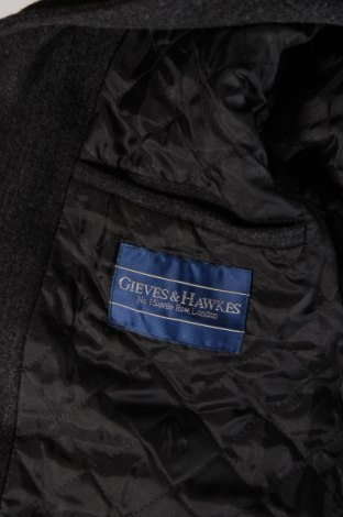 Ανδρικά παλτό Gieves & Hawkes, Μέγεθος XL, Χρώμα Γκρί, Τιμή 45,03 €