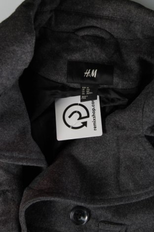 Мъжко палто H&M, Размер M, Цвят Сив, Цена 63,13 лв.