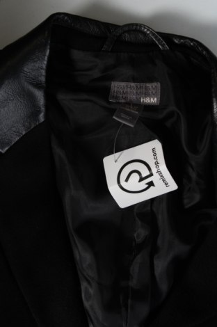 Мъжко палто H&M, Размер L, Цвят Черен, Цена 66,34 лв.