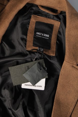 Pánsky kabát  Only & Sons, Veľkosť S, Farba Béžová, Cena  50,54 €