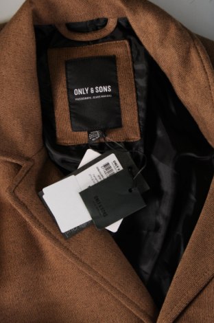 Pánský kabát  Only & Sons, Velikost M, Barva Hnědá, Cena  997,00 Kč